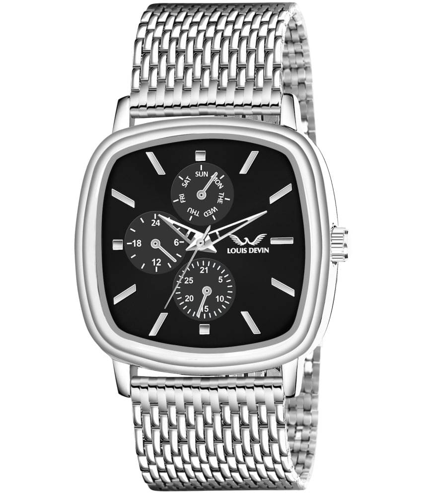     			LOUIS DEVIN Silver Metal Analog Men's Watch