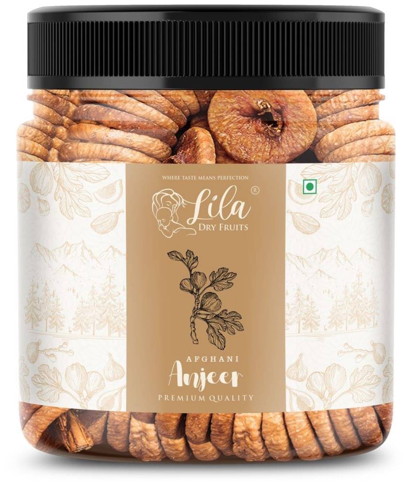     			LILA DRY FRUITS Dried Afghani Anjeer 100 gm Jar Pack |Rich Source of Fibre Calcium & Iron