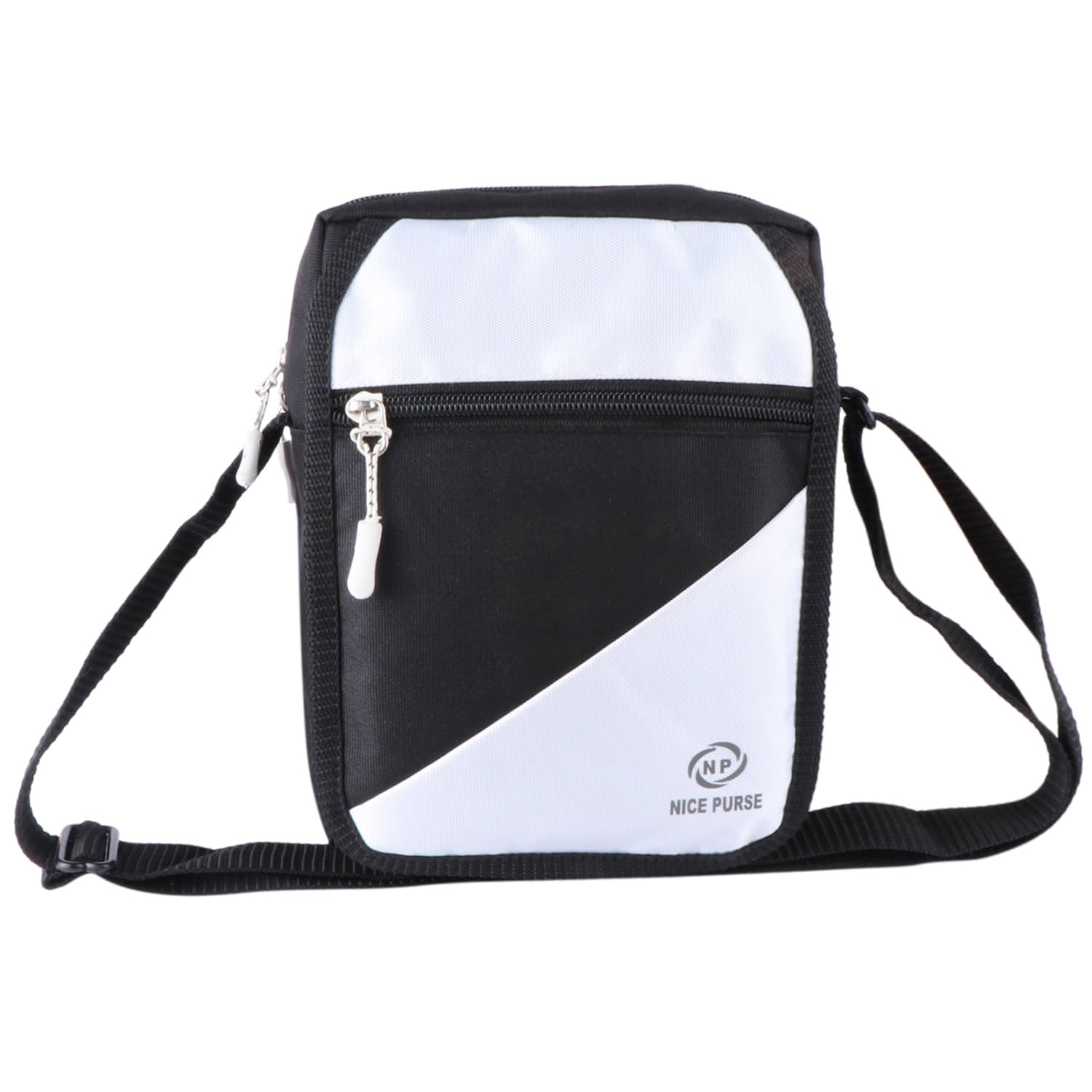Nice Purse Black Colorblocked Messenger Bag - Handbags | Buy online on ZillyBuy