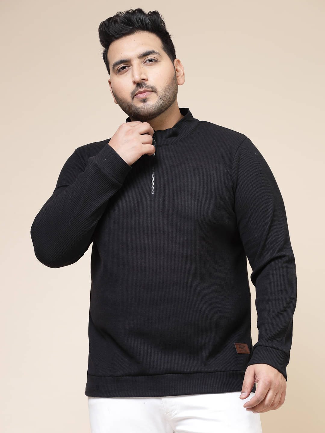     			Rigo Pack of 1 Cotton Slim Fit Men's T-Shirt ( Black )