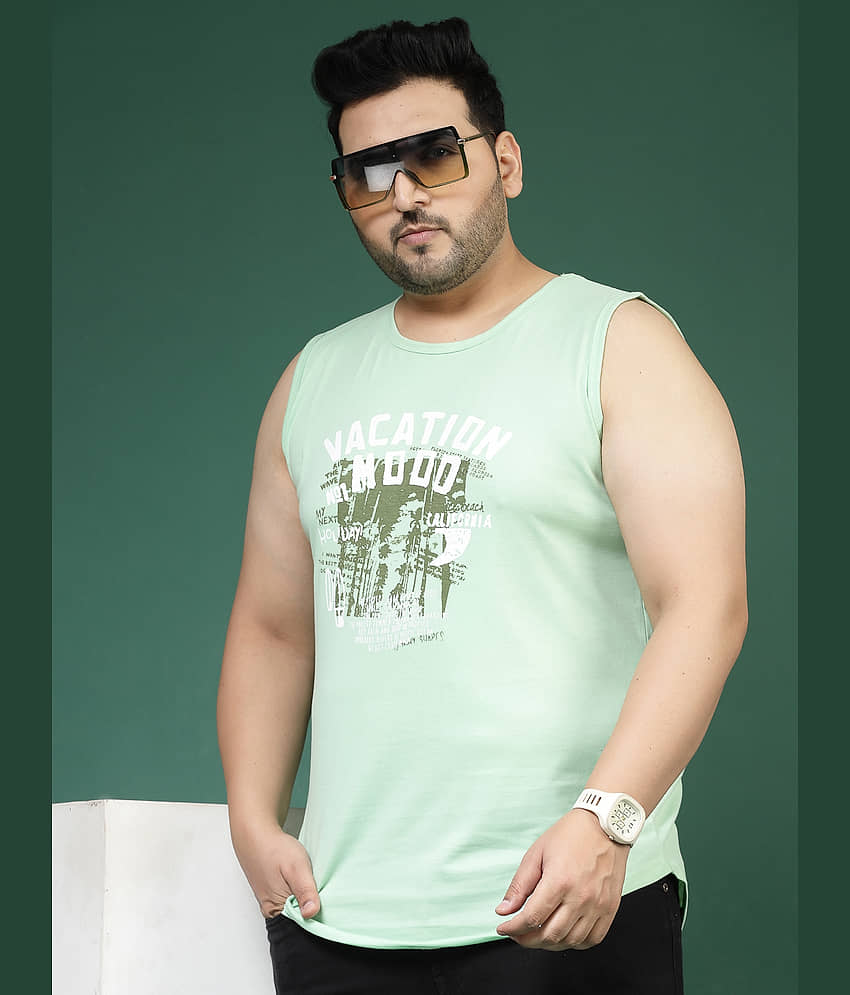 Rigo Pack of 1 Cotton Gym Vest For Men ( Mint Green ) - Nightwear & Loungewear | Buy online on ZillyBuy