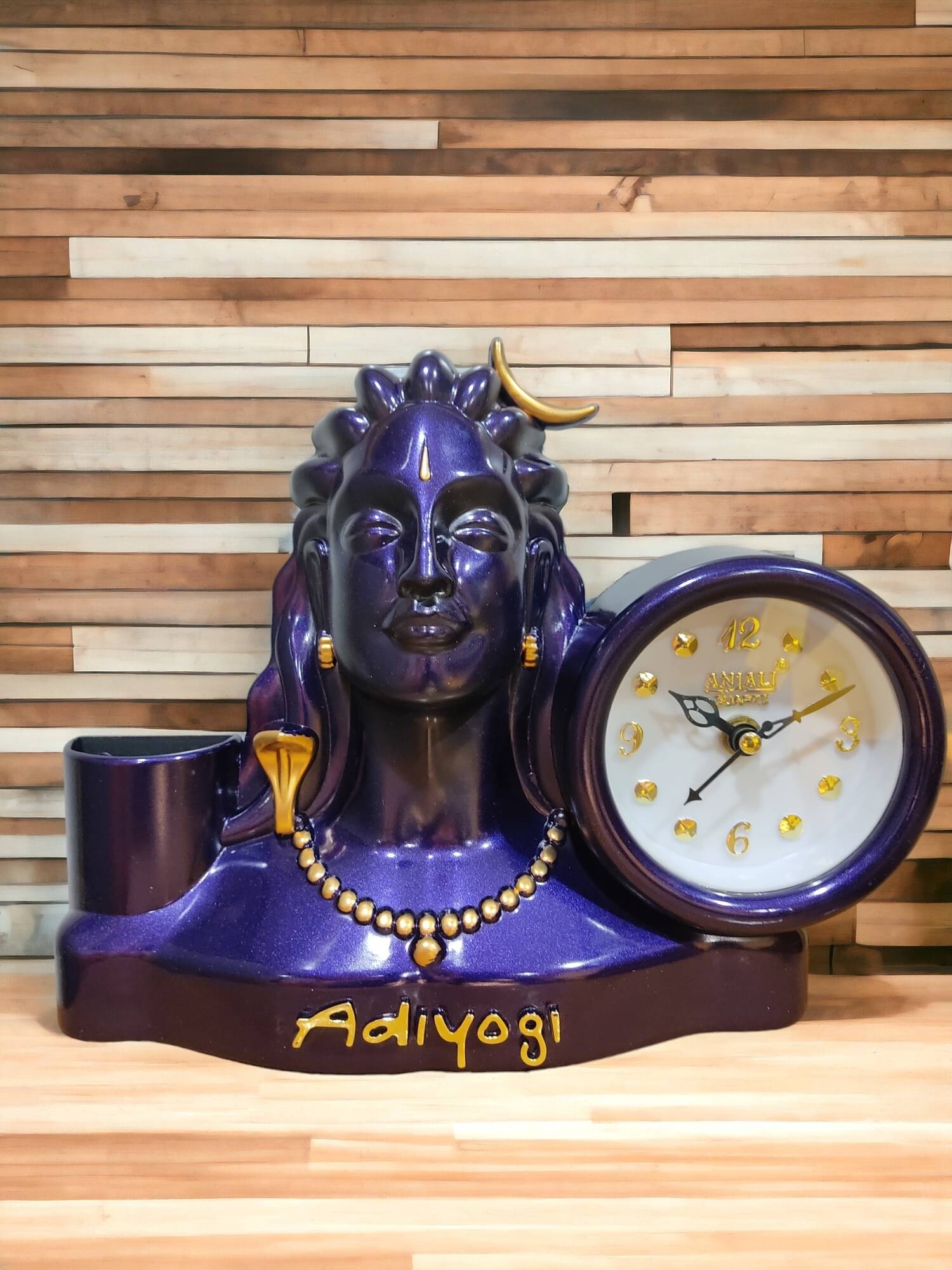     			Sigaram Analog Plastic Table Clock - Pack of 1