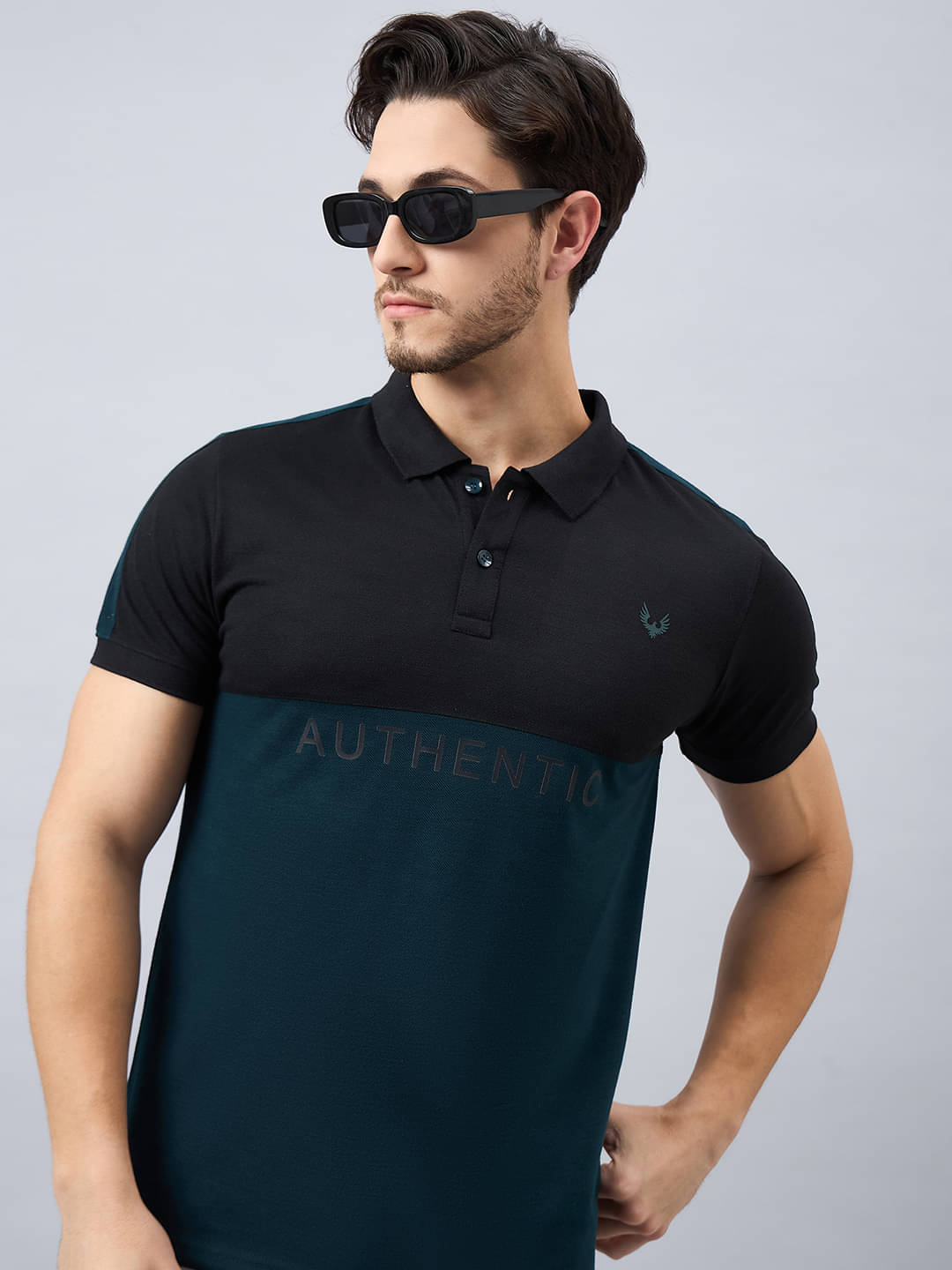zigo Cotton Blend Regular Fit Colorblock Half Sleeves Men's Polo T Shirt - Dark Green ( Pack of 1 ) zigo Cotton Blend Regular Fit Colorblock Half Sleeves Men's Polo T Shirt - Dark Green ( Pack of 1 )