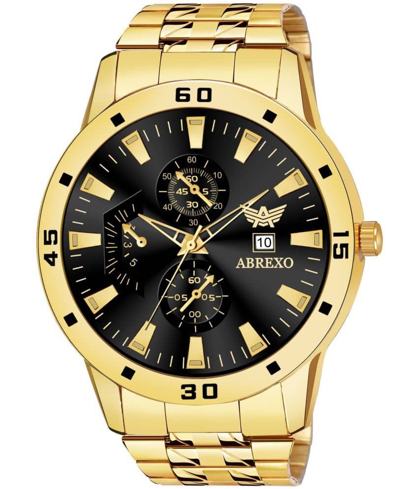 Abrexo Gold Stainless Steel Analog Men's Watch