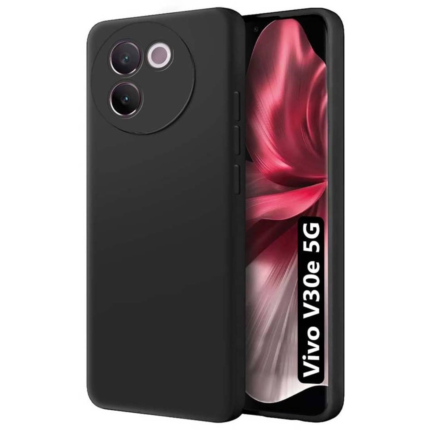     			Case Vault Covers Silicon Soft cases Compatible For Silicon Vivo V30e 5G ( Pack of 1 )