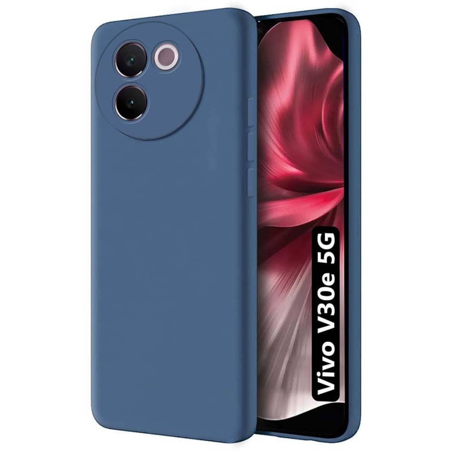     			Case Vault Covers Silicon Soft cases Compatible For Silicon Vivo V30e 5G ( Pack of 1 )