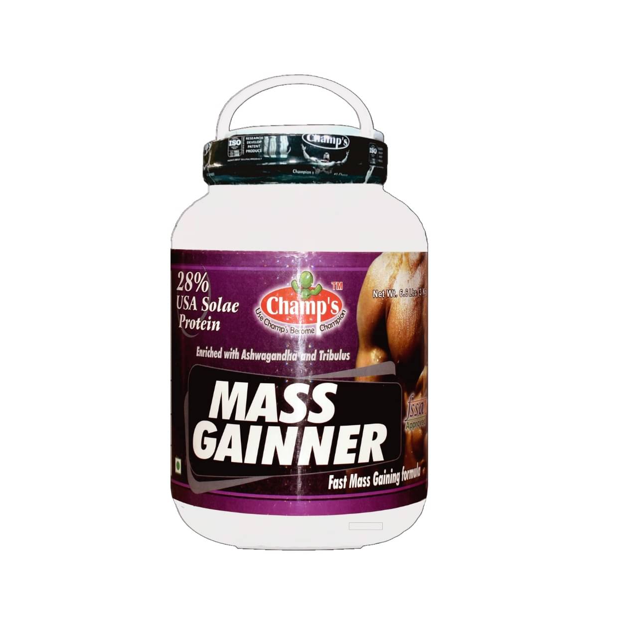     			Champs Nutrition Chocolate Mass Gainer ( Pack of 1 )