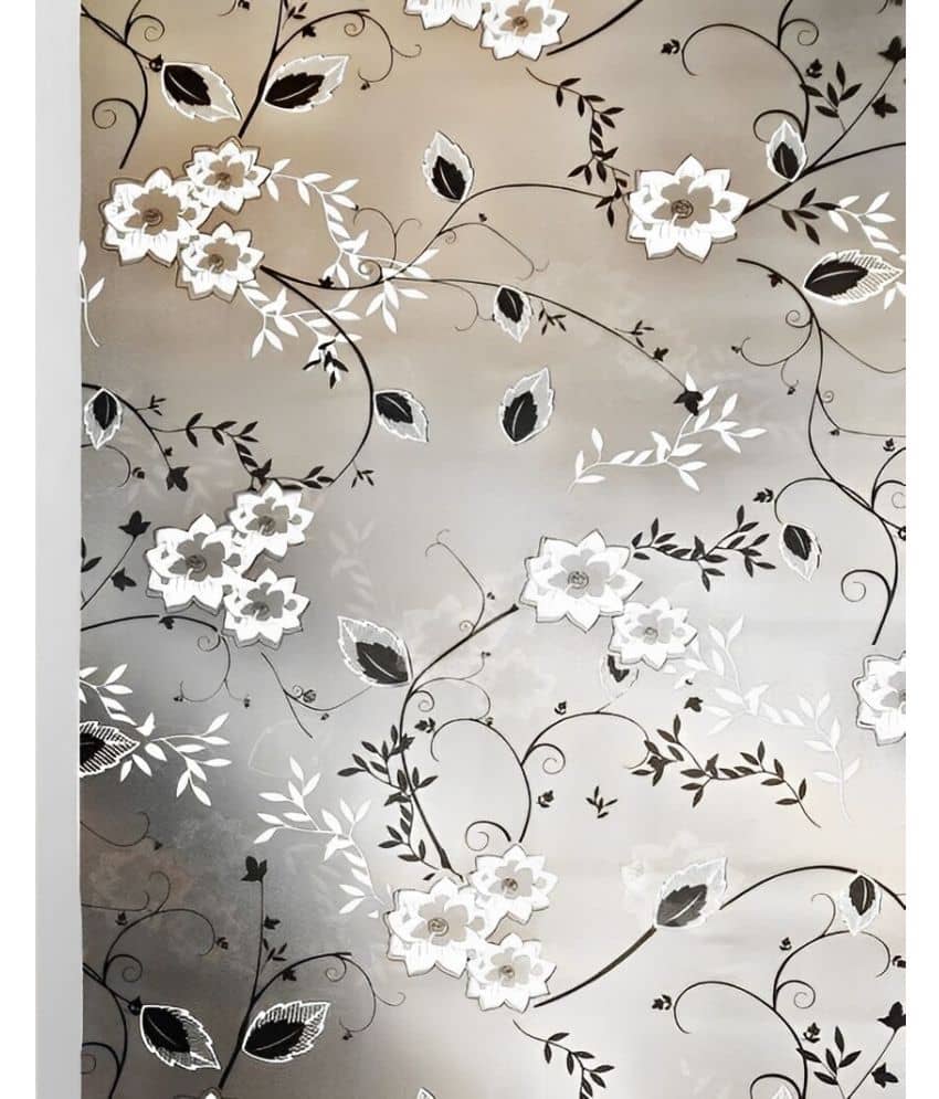 GREEWELT Floral Wallpaper ( 40 x 300 ) cm ( Pack of 1 )