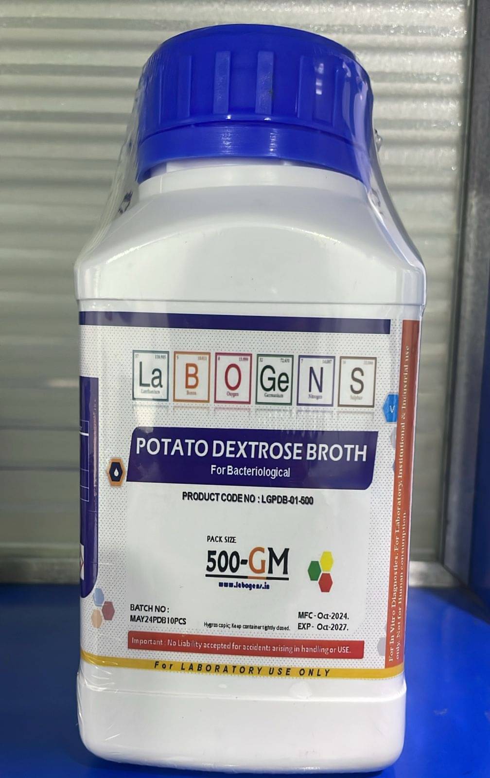     			POTATO-DEXTROSE  BROTH, GRANU-LATED 500GM