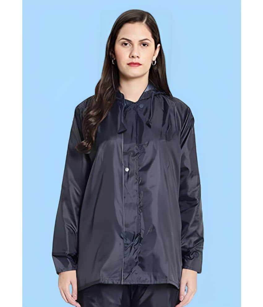 PP Kurtis Long Raincoat - Blue