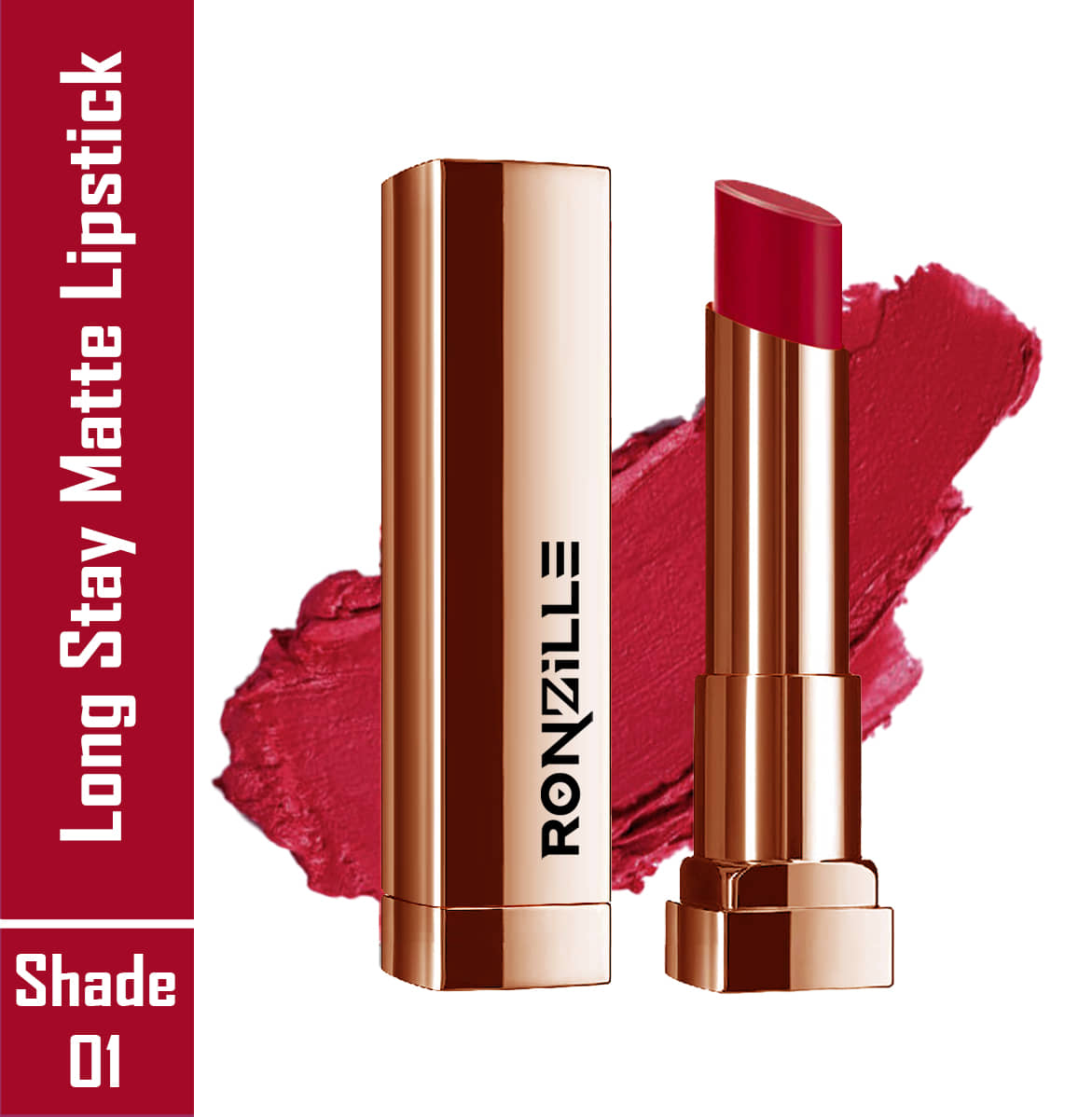 Ronzille Bubblegum Pink Matte Lipstick 4.5
