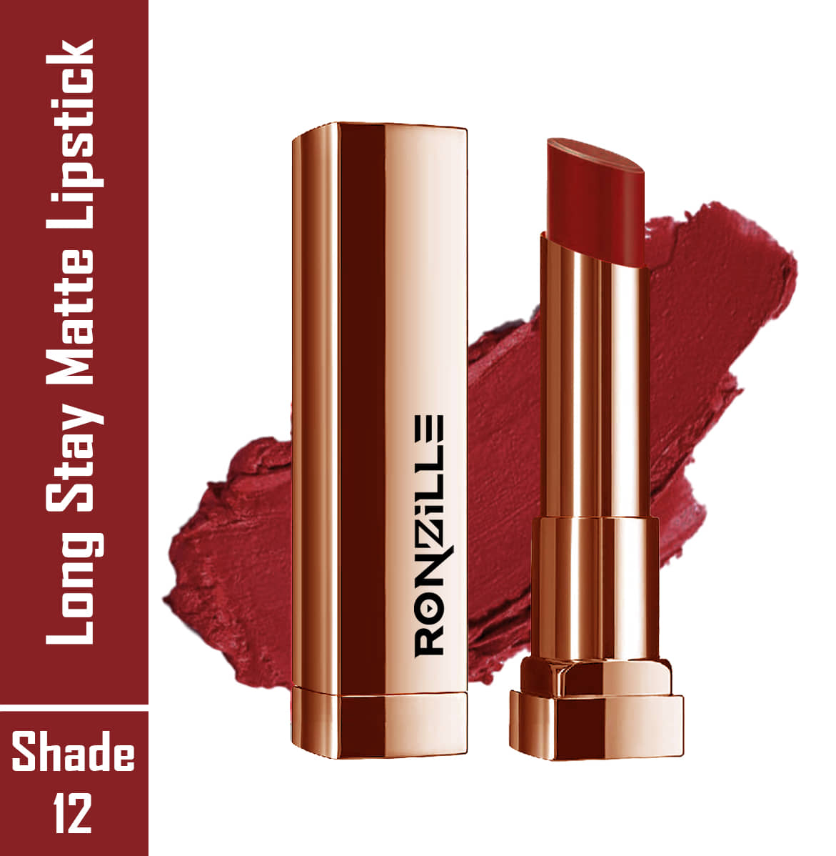 Ronzille Bubblegum Pink Matte Lipstick 4.5