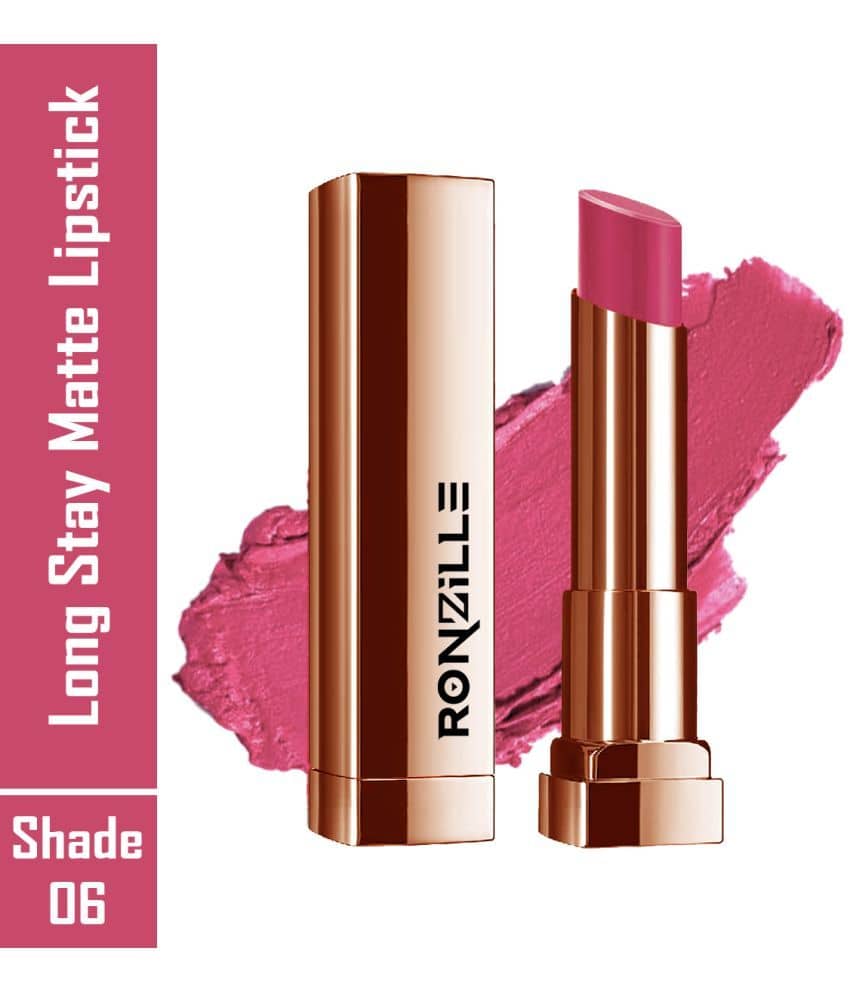 Ronzille Bubblegum Pink Matte Lipstick 4.5