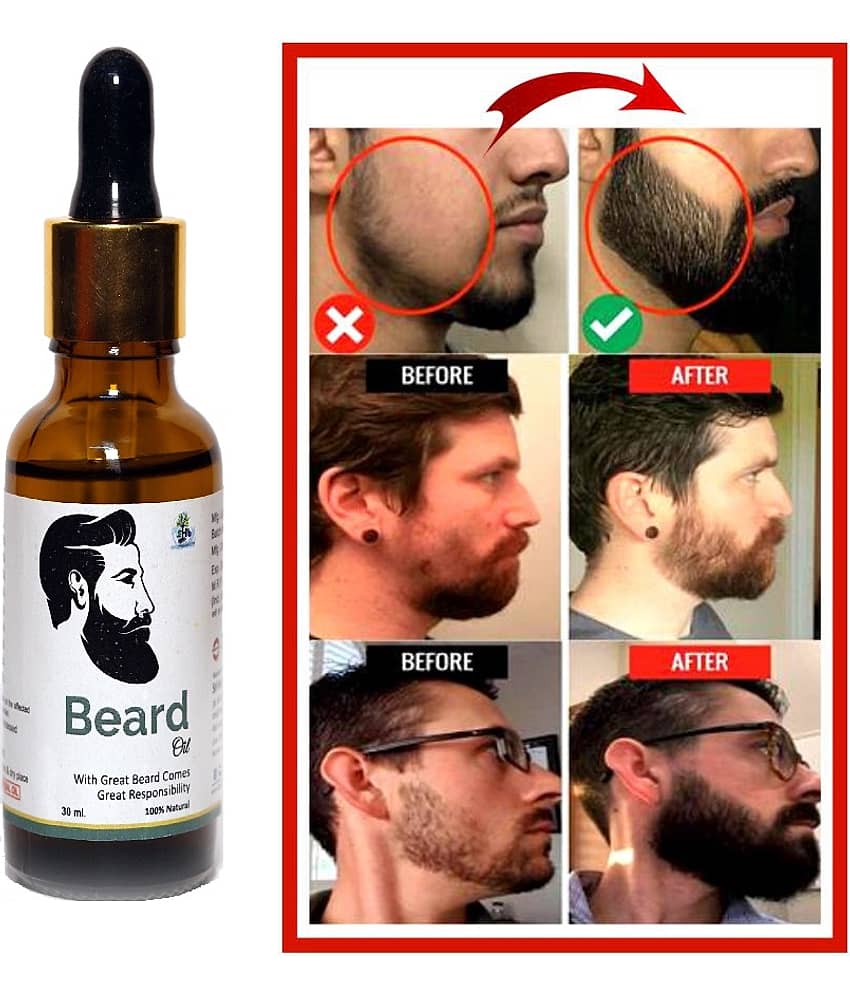 Sri Herbasia biotech Growth And Softness Beard Oil 30 ml - Beard Care and Tools | Buy online on ZillyBuy