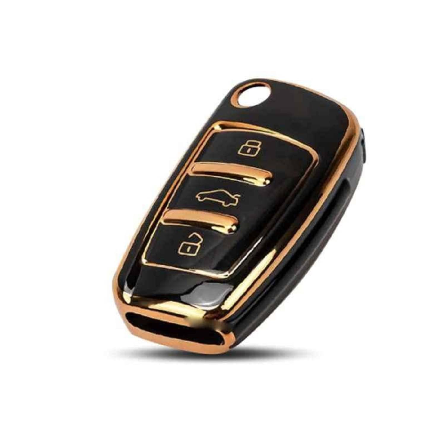    			TANTRA TPU Car Key Cover Compatible with Audi A1| A3| A6 | Q3 |Q7 |Q5 | TT | TTS| R8 | S3 | S6 | RS3| 3 Button Smart Key