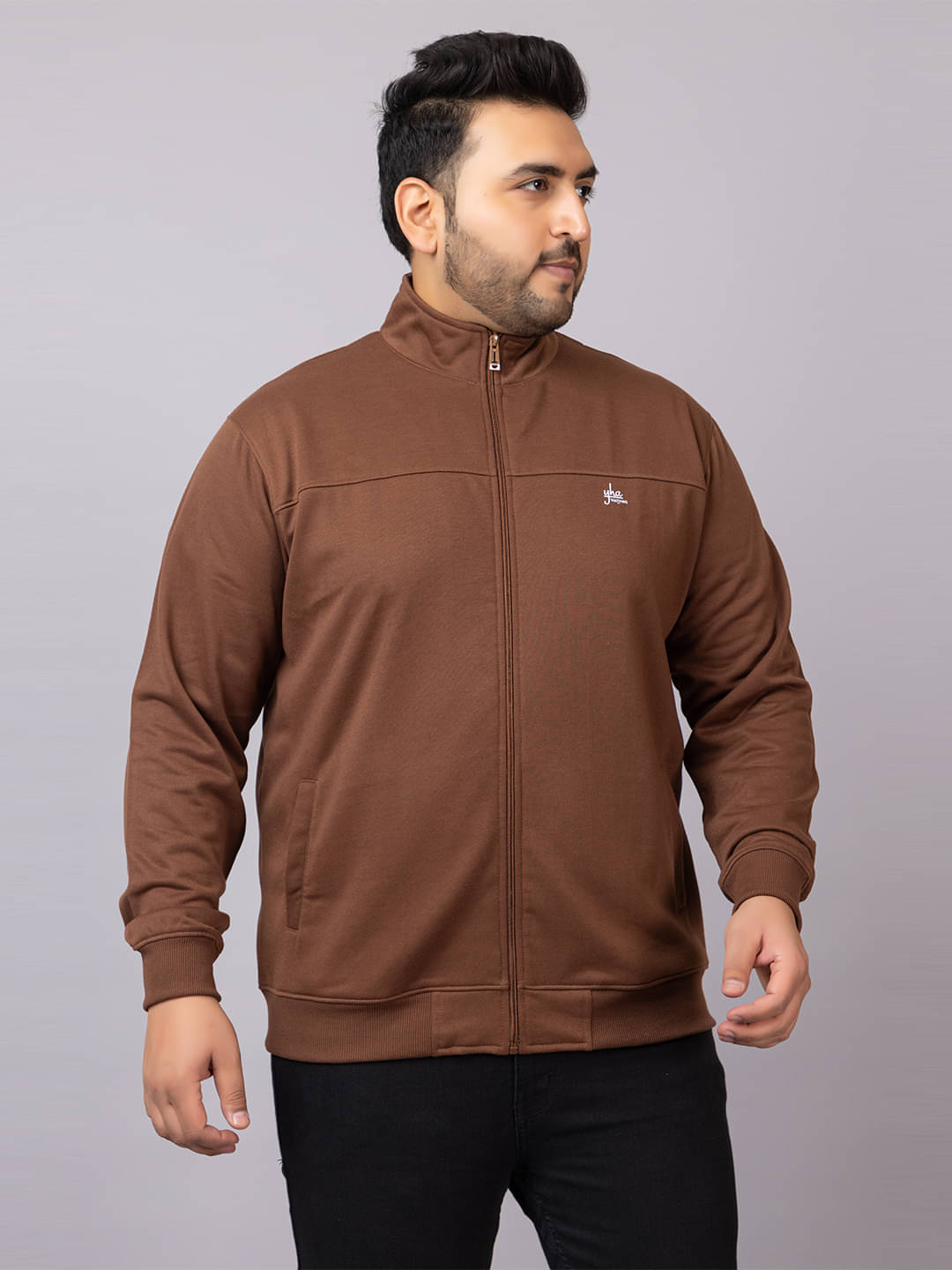 YHA Fleece Men's Casual Jacket - Gold ( Pack of 1 ) YHA Fleece Men's Casual Jacket - Gold ( Pack of 1 )