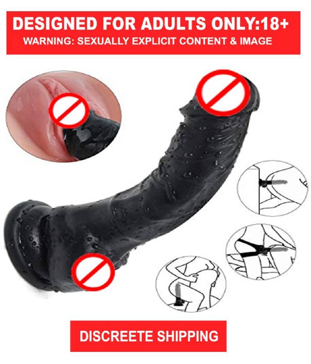 10 Inch C Shape Realistic Dildo With Strong Suction Cup Suction Black dildo dicks toy silicon penis sexy products low price