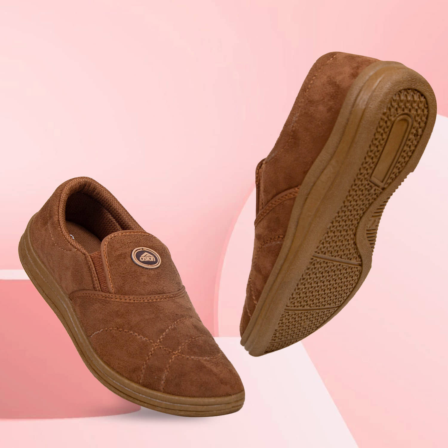 ASIAN A-402 Brown Men's Slip-on Shoes - Casual Shoes | Buy online on ZillyBuy