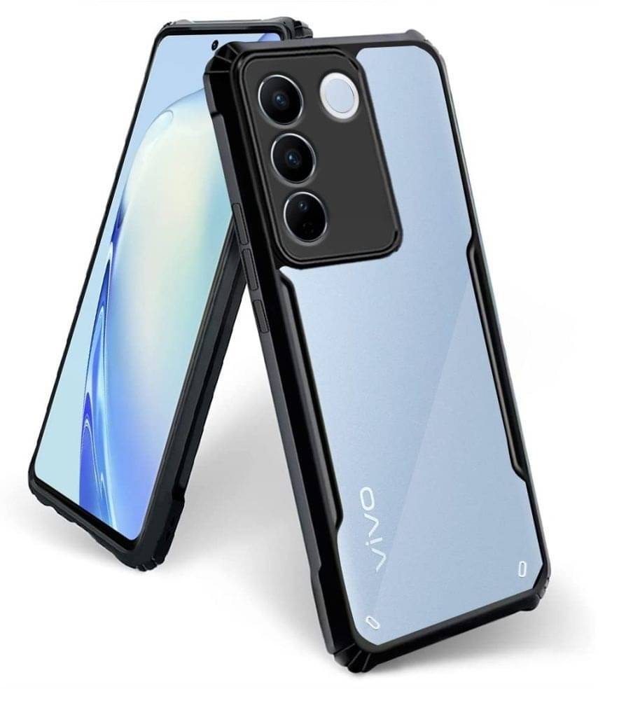     			BEING STYLISH Plain Cases Compatible For Polycarbonate Vivo V27 Pro ( Pack of 1 )