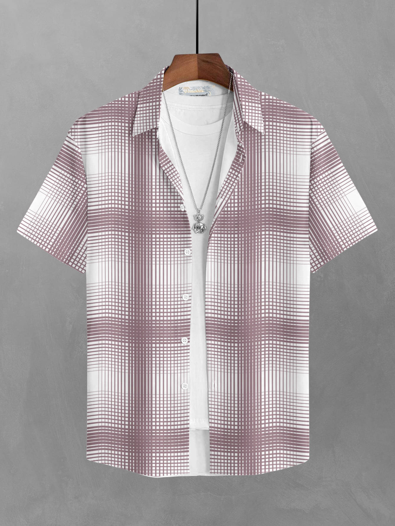 BULLMER Cotton Blend Regular Fit Printed Half Sleeves Men's Casual Shirt - Maroon ( Pack of 1 ) BULLMER Cotton Blend Regular Fit Printed Half Sleeves Men's Casual Shirt - Maroon ( Pack of 1 )