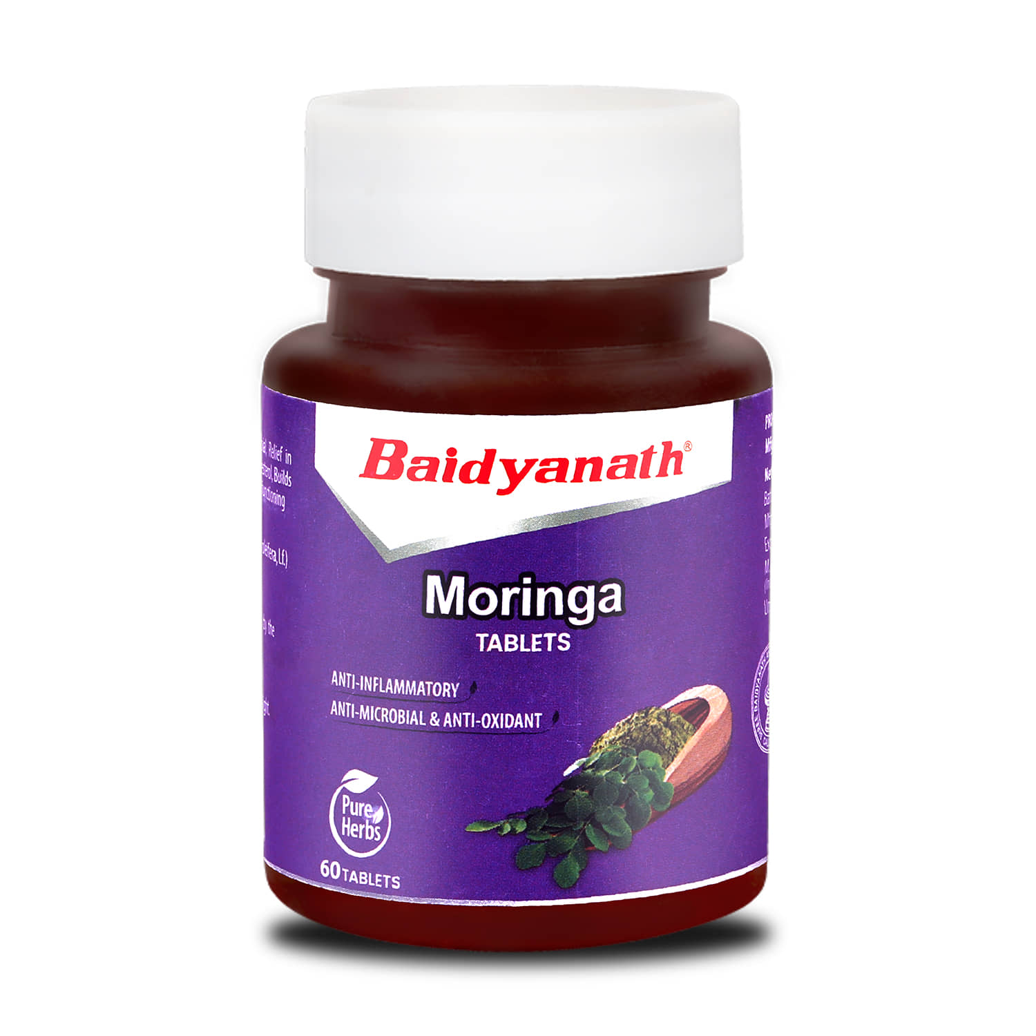 Baidyanath Moringa Tablets- 60 Tab|Helps maintain overall health,Relief in Cough & Cold, Boosts