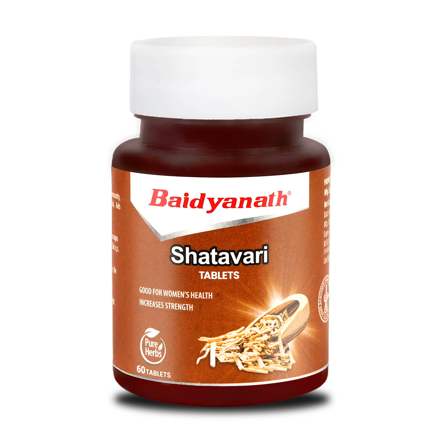 Baidyanath Shatavari Tablets- 60 Tab|Complete Women's Wellness|Good for Nutrition,lactation