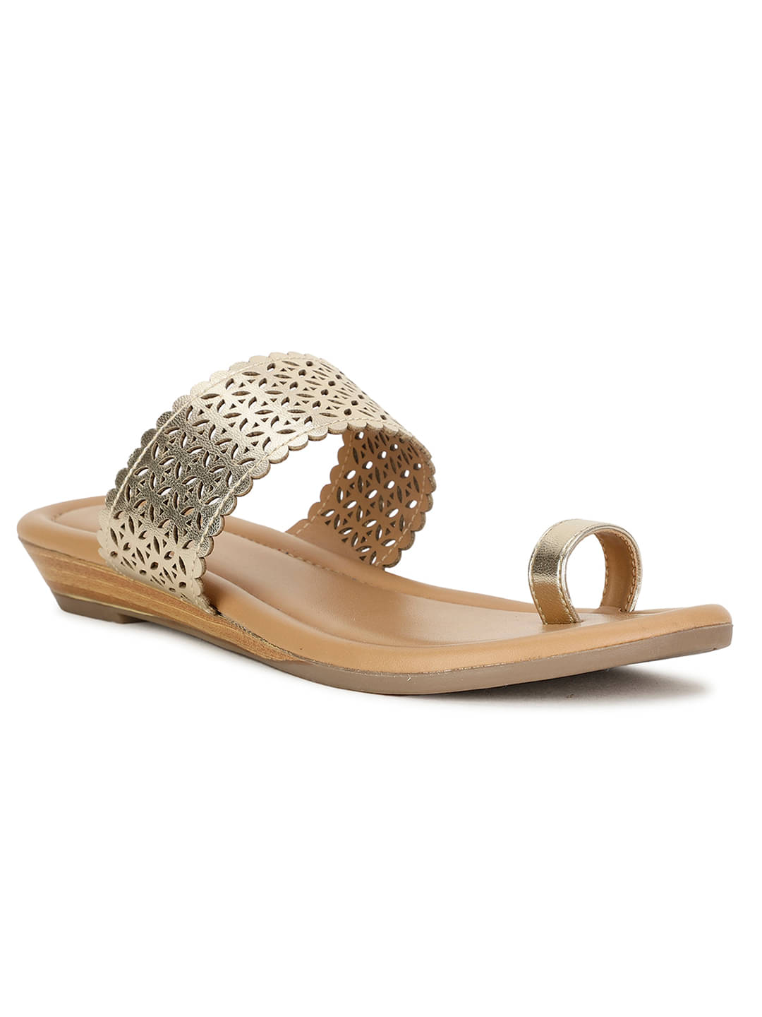     			Bata Gold Women's Flats