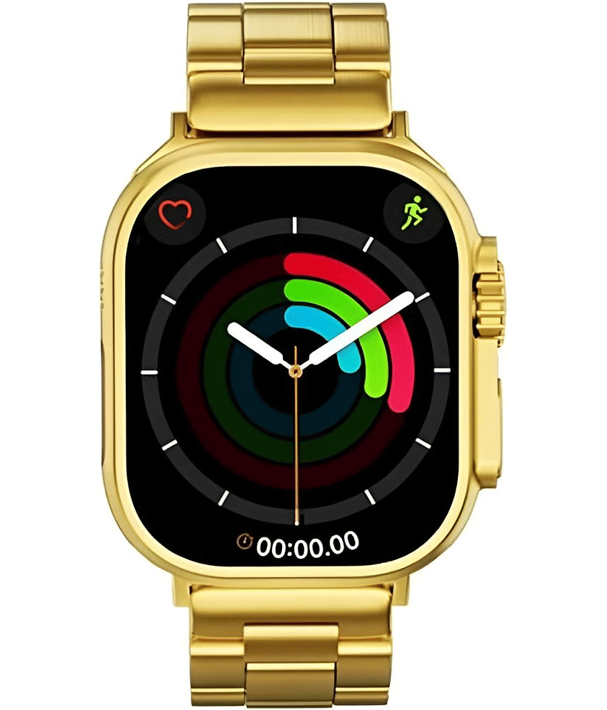 COREGENIX ULTRA Premium METAL with HD Display Gold Smart Watch
