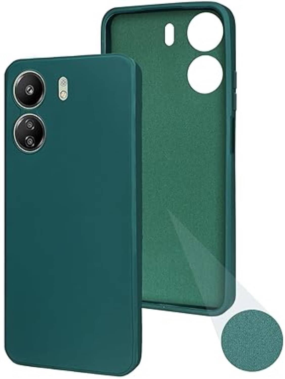     			Case Vault Covers Silicon Soft cases Compatible For Silicon Redmi 13C 4G ( Pack of 1 )