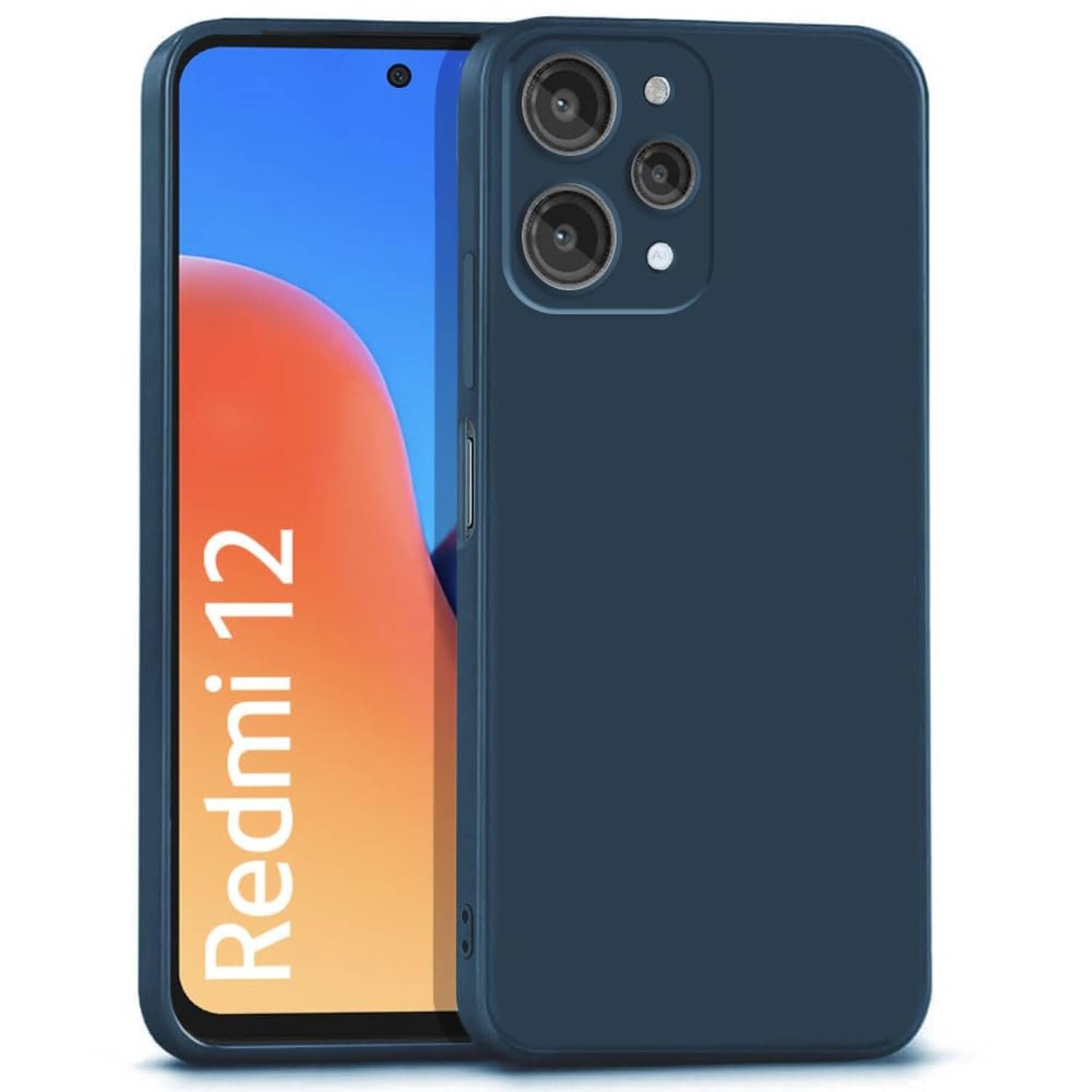     			Case Vault Covers Silicon Soft cases Compatible For Silicon Redmi 12 ( Pack of 1 )