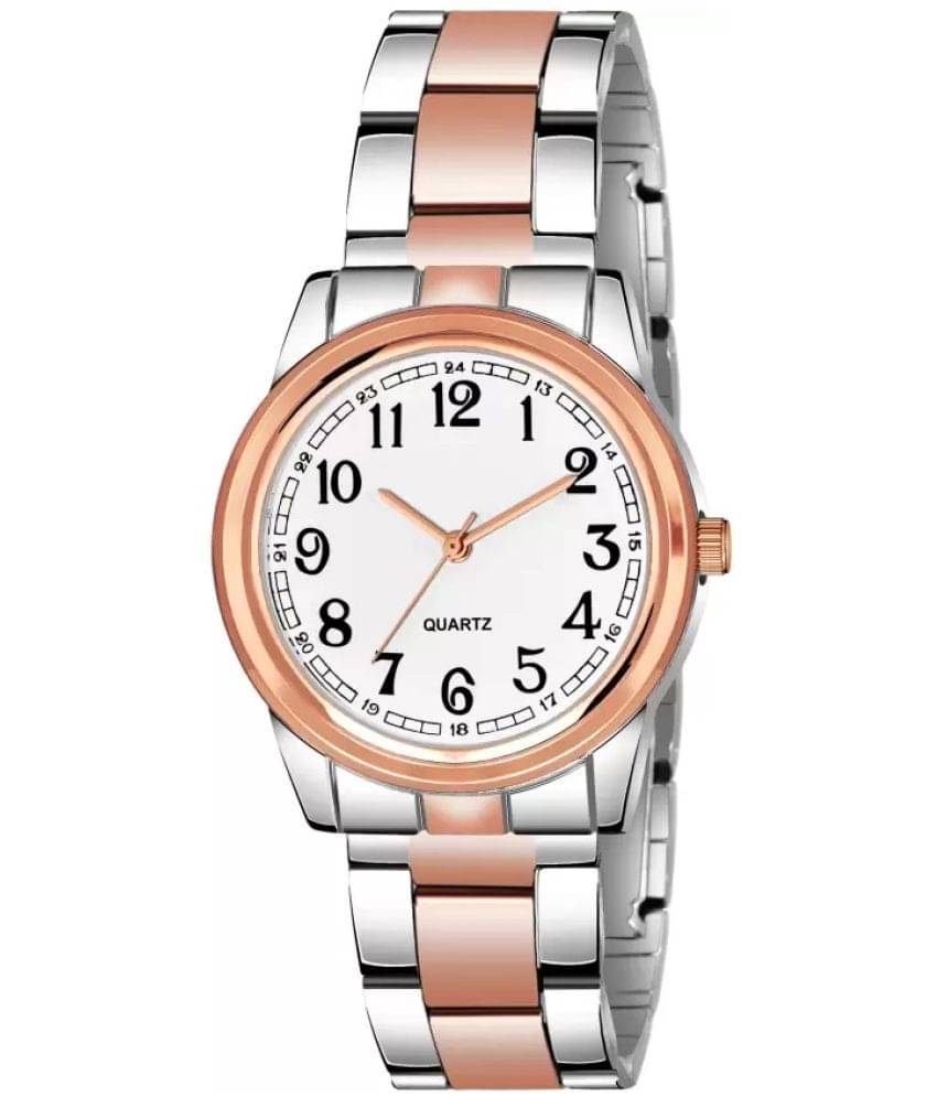     			DECLASSE White Metal Analog Womens Watch