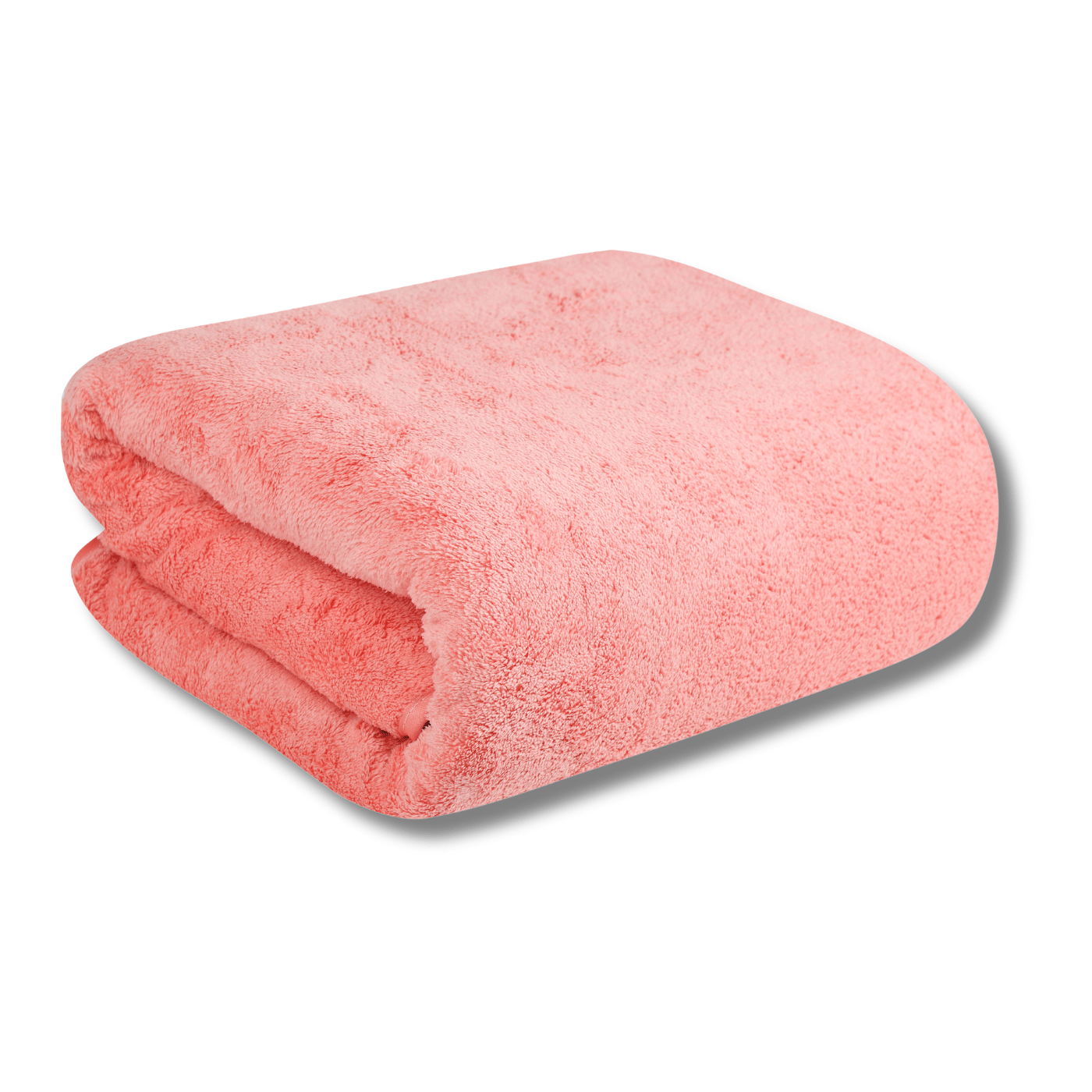     			FEZORA Microfibre Solid 500 -GSM Bath Towel ( Pack of 1 ) - Peach
