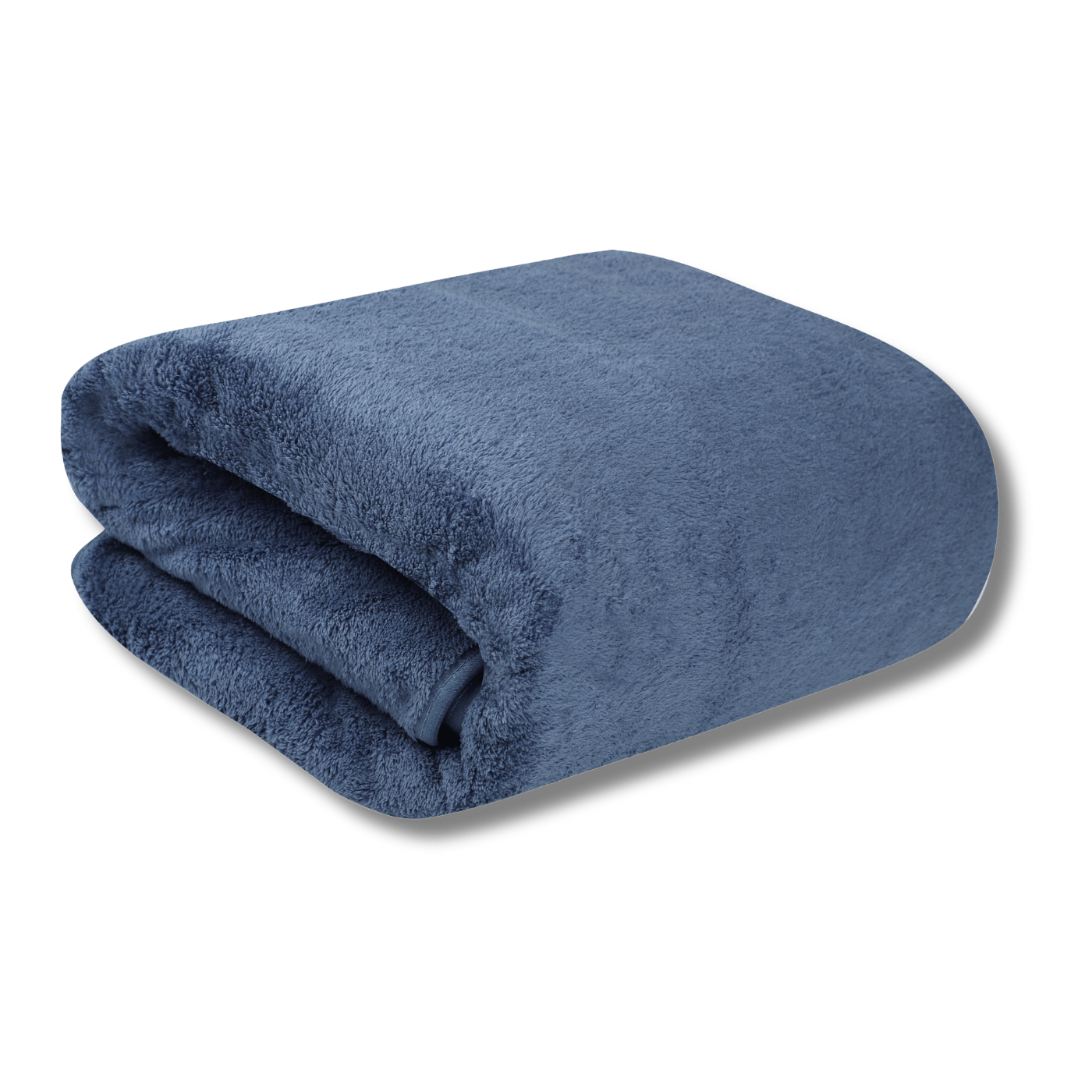     			FEZORA Microfibre Solid 500 -GSM Bath Towel ( Pack of 1 ) - Blue