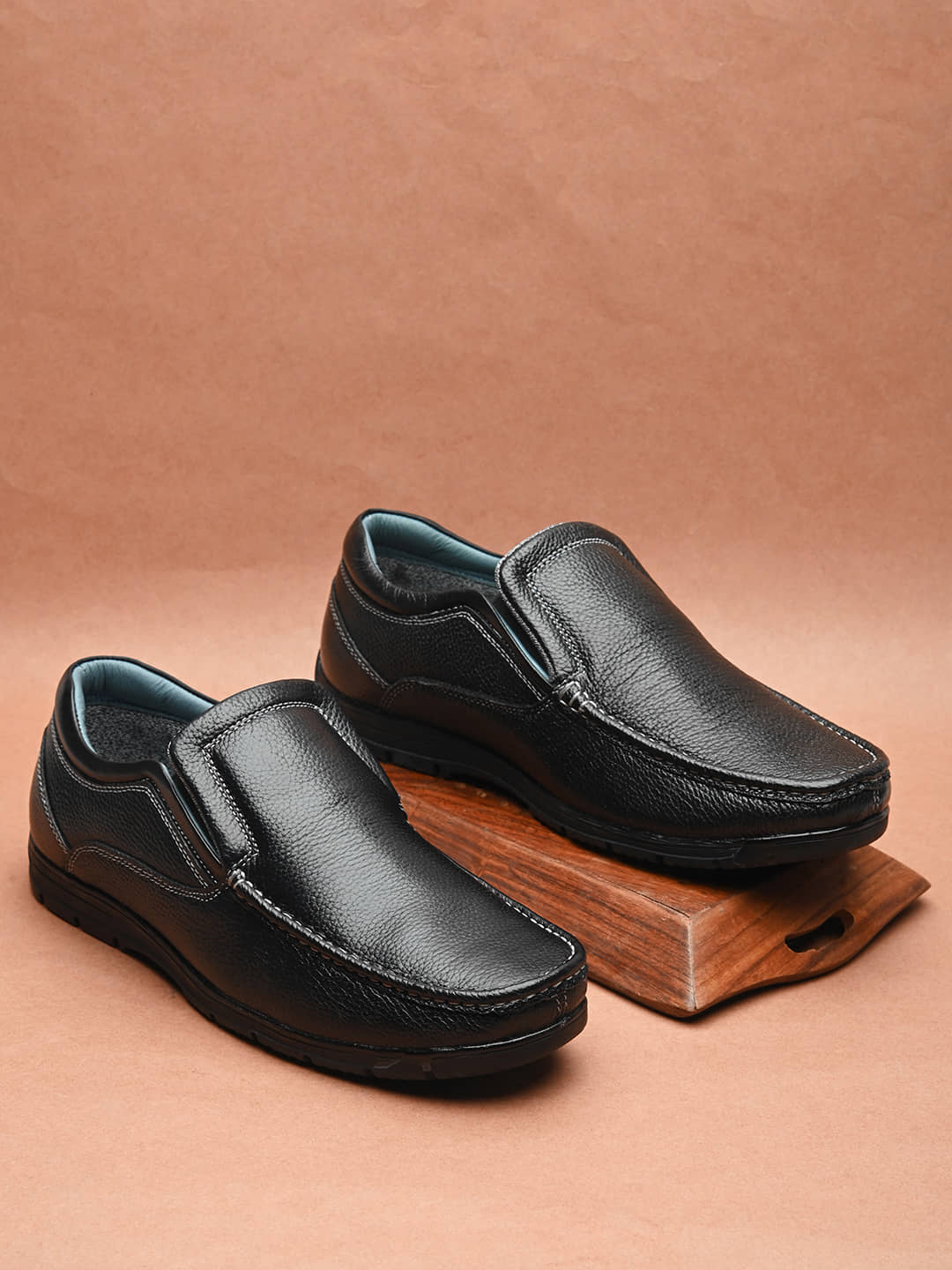 Fashion Victim Black Men's Slip On Formal Shoes - Formal Shoes | Buy online on ZillyBuy