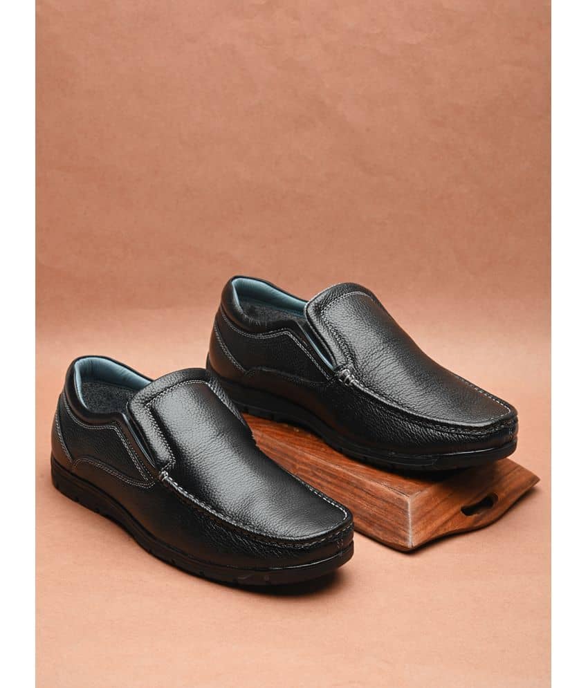 Fashion Victim Black Men's Slip On Formal Shoes - Formal Shoes | Buy online on ZillyBuy