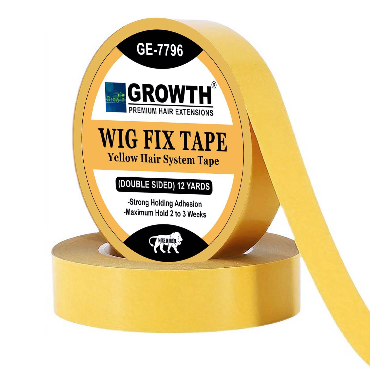Growth - Yellow Tape in Hair Extension