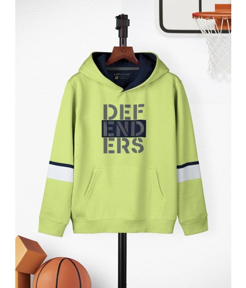     			HELLCAT Pack of 1 Girls Cotton Blend T-Shirt ( Lime Green )