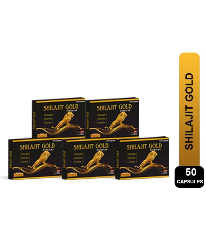 Indizen Shilajit Gold Capsules supports Strength, Energy & Immunity, 100% Ayurvedic Premium Supplement for Men 10x5 Strips: 50 Tablets Indizen Shilajit Gold Capsules supports Strength, Energy & Immunity, 100% Ayurvedic Premium Supplement for Men 10x5 Strips: 50 Tablets