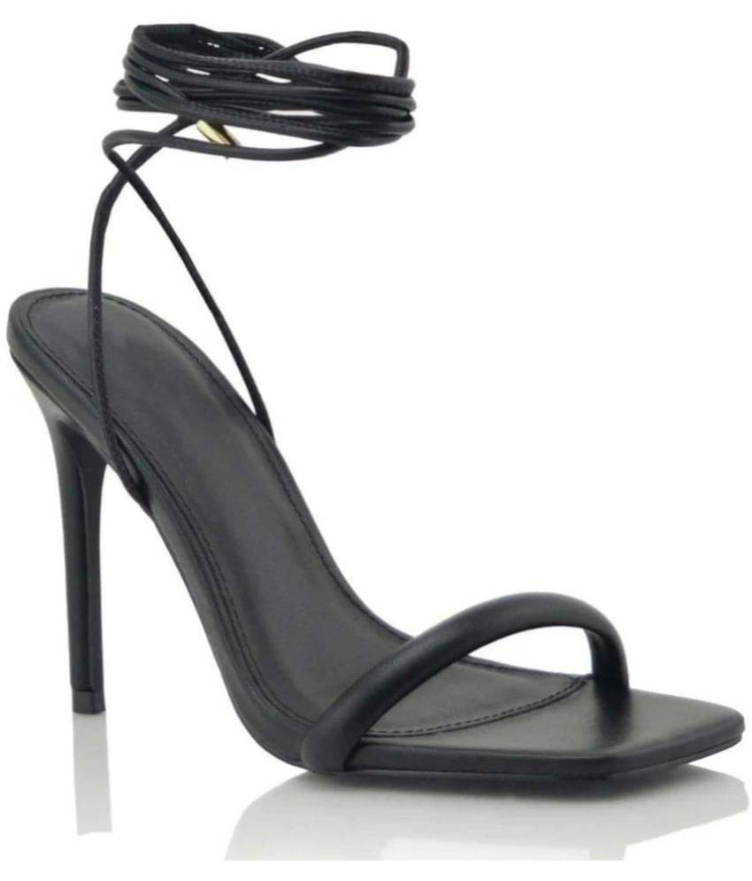     			JM Looks Black Women's Sandal Heels