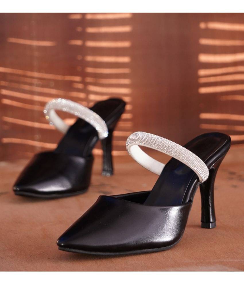     			JM Looks Black Women's Sandal Heels