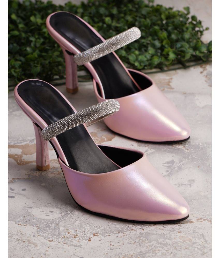 JM Looks Orange Women's Sandal Heels JM Looks Orange Women's Sandal Heels