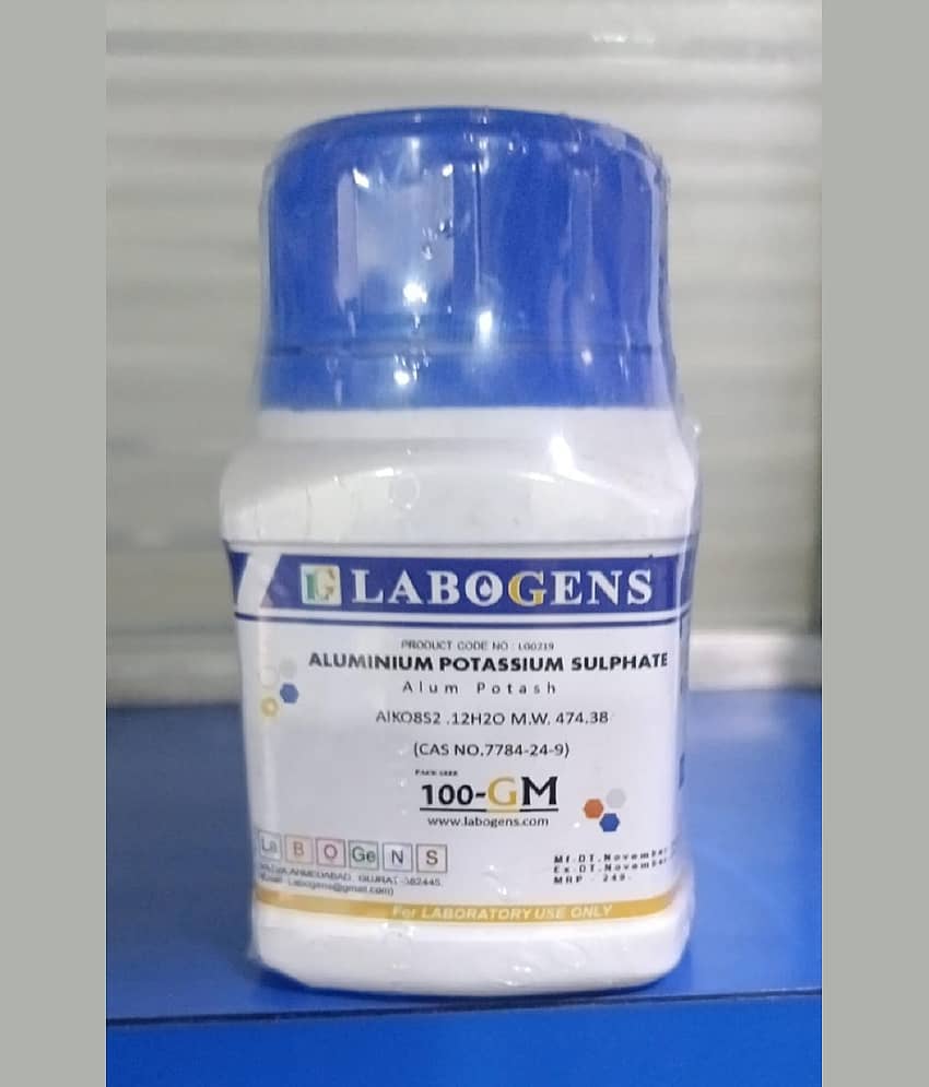 LABOGENS ALUMINIUM- POTASSIUM- SULPHATE- (dodecah-ydrate) 100gm - Stationery | Buy online on ZillyBuy