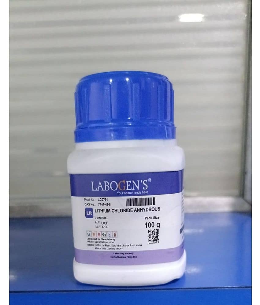 LITHIUM CHLORIDE (anhydrous) 100gm - Stationery | Buy online on ZillyBuy