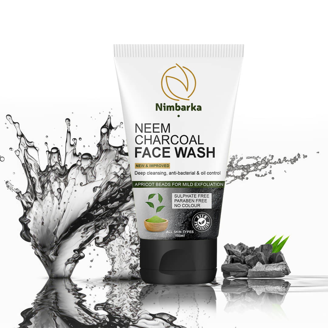    			Nimbarka Neem & Charcoal Facewash With Apricot Beads 100Ml(Pack Of 1)