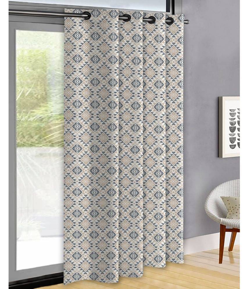     			Oasis Hometex Ethnic Room Darkening Eyelet Curtain 7 ft ( Pack of 1 ) - Multicolor