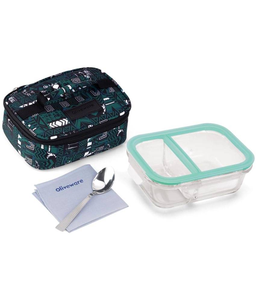 Oliveware Elite glassware lunch box Glass Lunch Box 1 - Container ( Pack of 1 ) Oliveware Elite glassware lunch box Glass Lunch Box 1 - Container ( Pack of 1 )