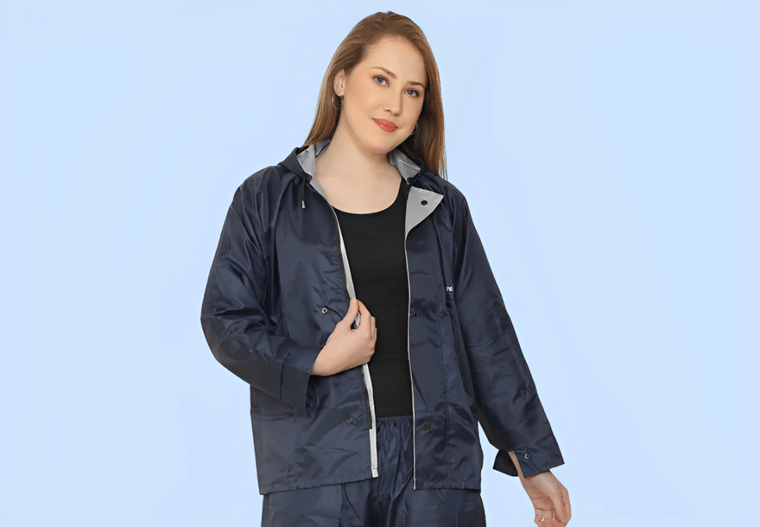 PP Kurtis Long Raincoat - Black