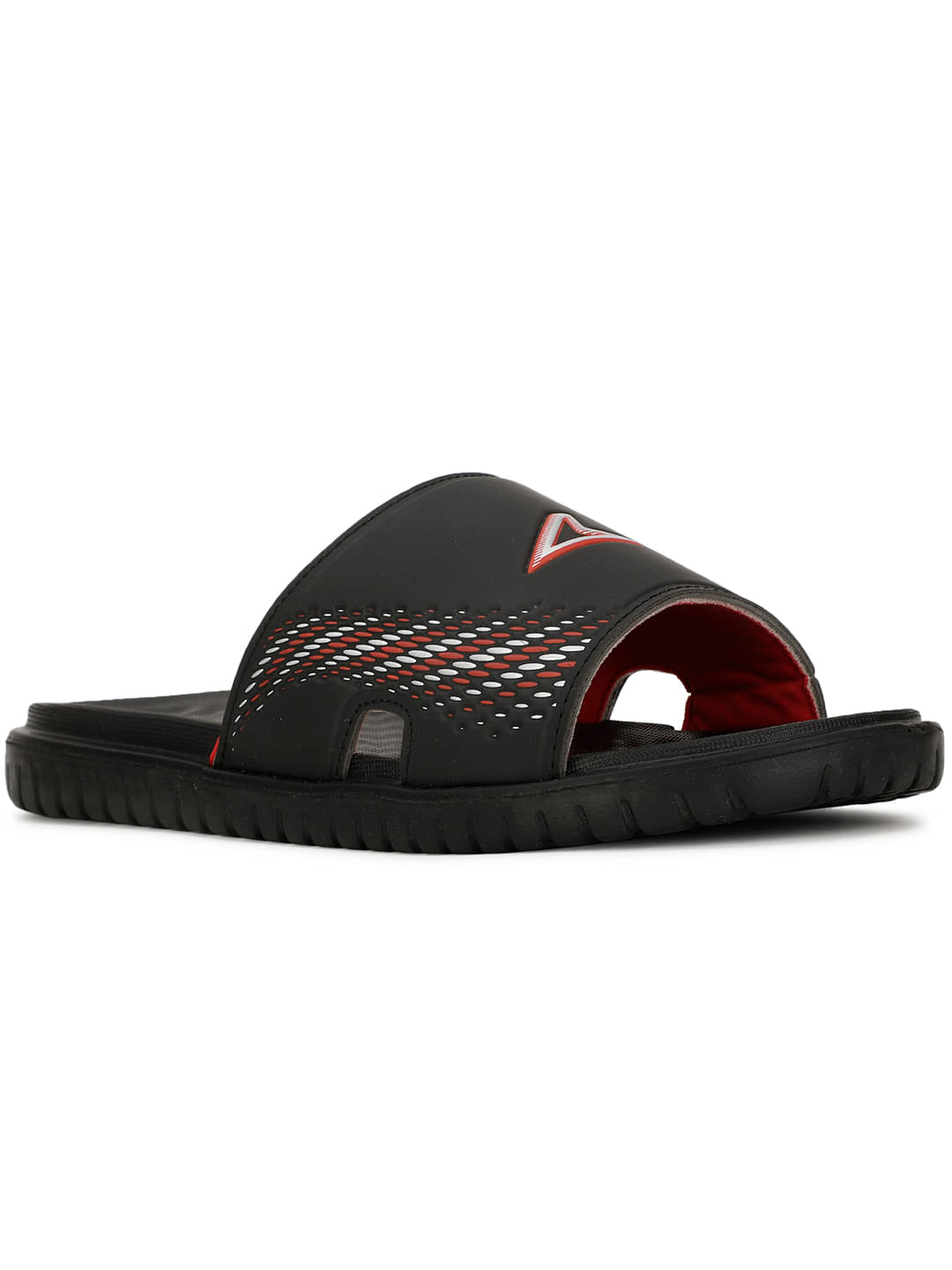 Power Black Men's Slide Flip Flop Power Black Men's Slide Flip Flop