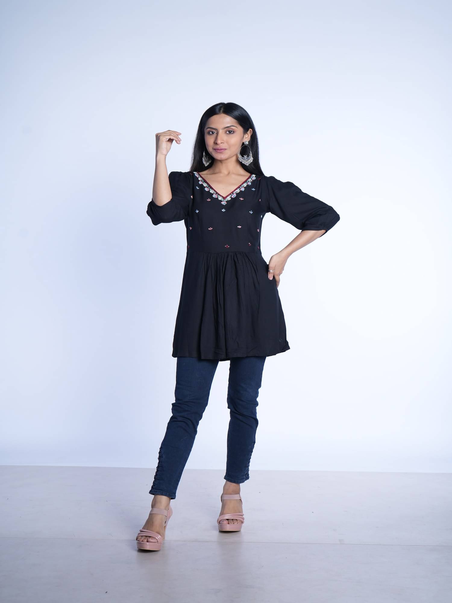     			Cotton Short Kurti For Women (Pack of 1)