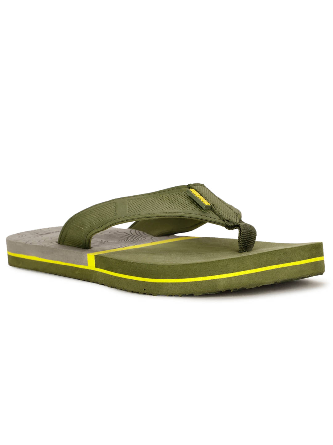     			Sunshine Olive Men's Thong Flip Flop